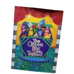 Vintage Children's Books, 90s "The Crayon Box That Talked"  Hardback Storybook